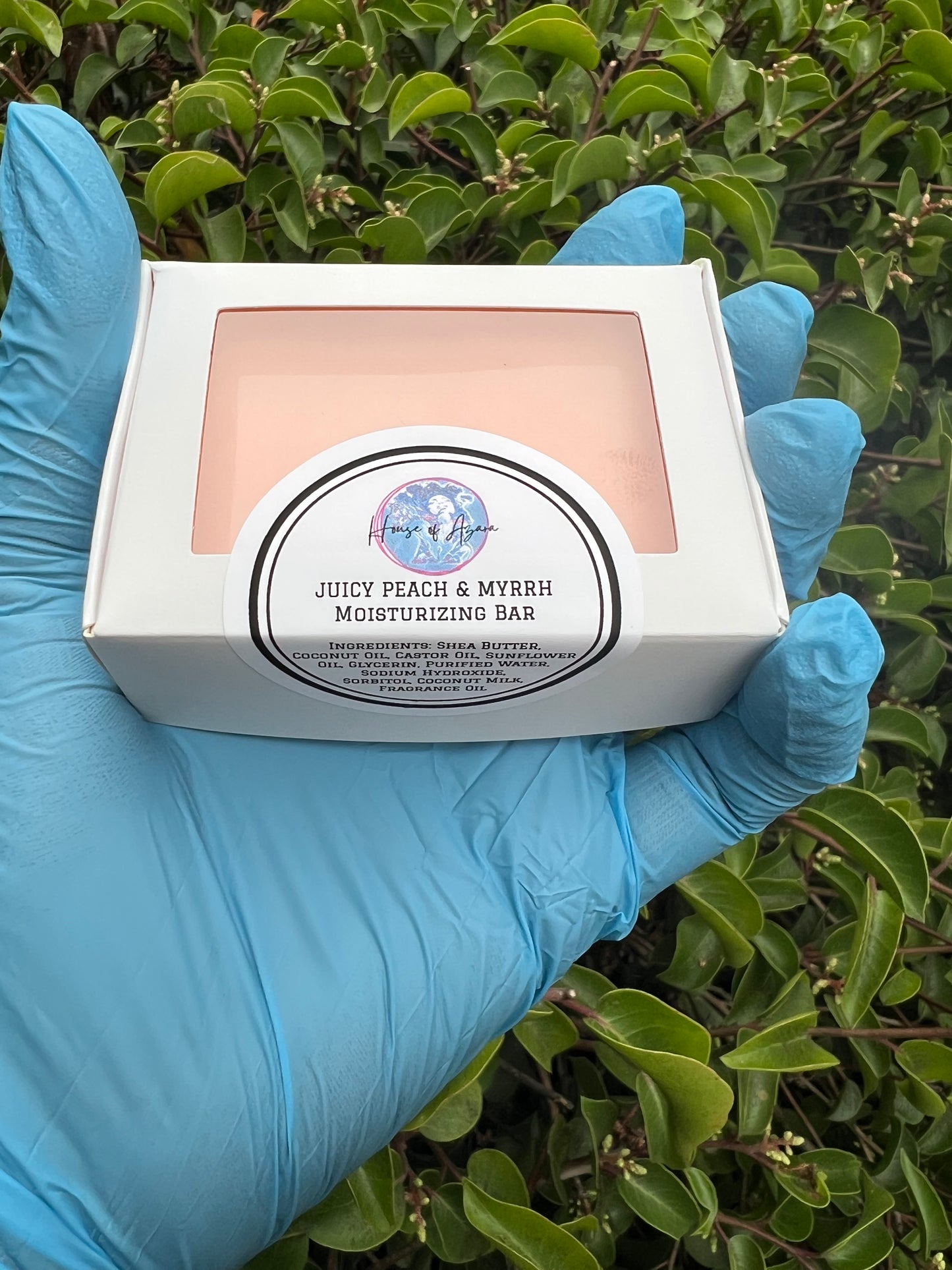 Juicy Peach & Myrrh Moisturizing Body Bar