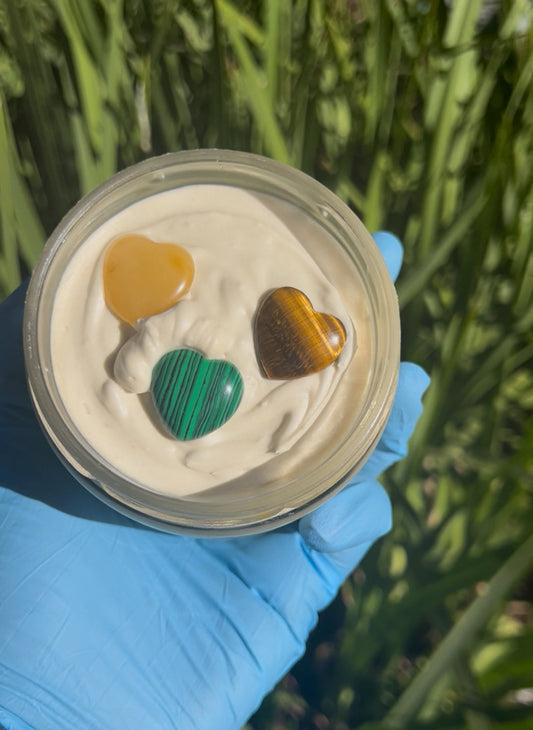 Custom Aura Body Butter with crystal